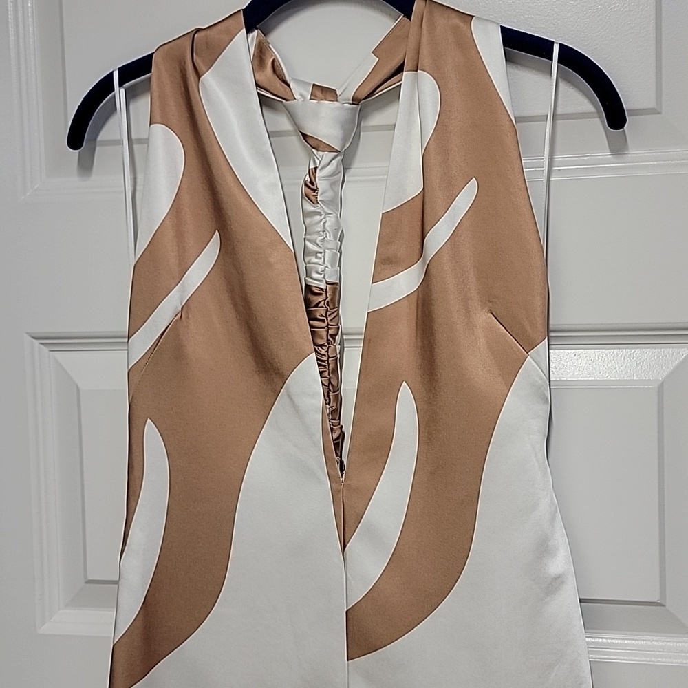 PARKER NIA ABSTRACT SUMMER MAXI DRESS SIZE 4 NWT - Picture 8 of 15